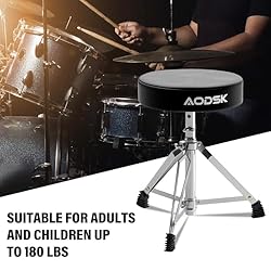 AODSK Drum Throne, Padded Foldable Seat Chair for