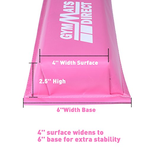 Gymnastics Beam for Kids, 9' Folding Floor Balance Beam for Home Practice, Pink - Thumbnail 5