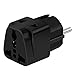 European adapter,UROPHYLLA Travel Adapter 3 Pack European Power Adapter Schuko Plug Adapter,Universal Plug Adapter for Germany,France,Denmark,Iceland,Netherlands,Finland,Russia,Greece,Sweden,Spain etc