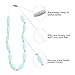 Lofca Silicone Baby Teething Necklace for Mom and Baby -Teether Toy-100% BPA Free-’Rita’（Mint）