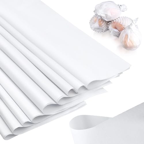 100 Sheets 24 x 36 Inch Translucent Acid Free Archival Tissue Paper, Unbuffered No Acid Paper, White No Lignin Free Packing Tissue Paper for Storage, Gift Bags, Preserving Clothing Storage Textiles