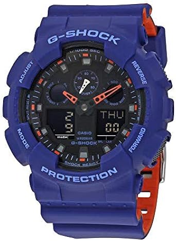g shock orange blue