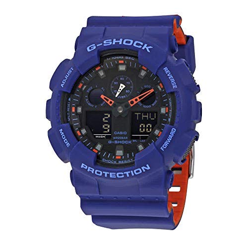 Casio-Mens-G-Shock-Quartz-Watch-with-Resin-Strap-Multi-288-Model-GA-100L-2ACR