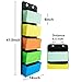 Youngever Wall Organizer Wall Hanging Organizer, 5 Assorted Color Pockets