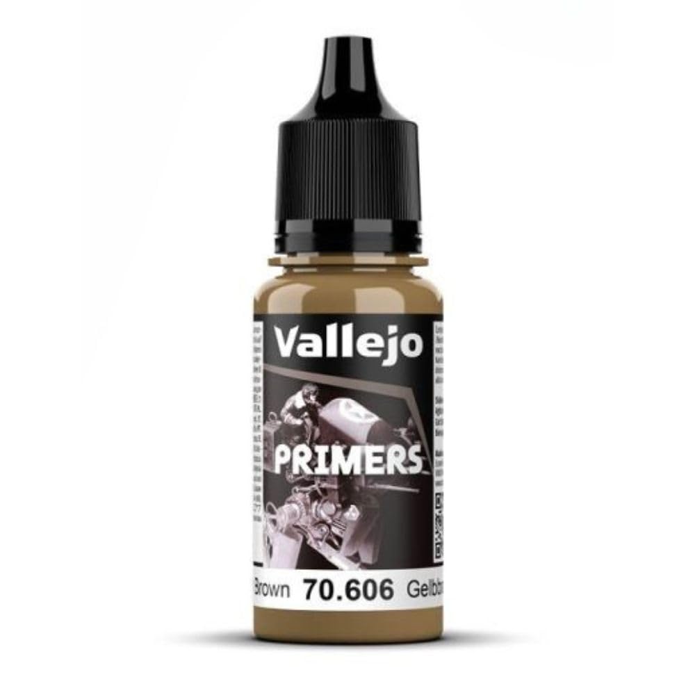 Vallejo Model Color 17 ml Polyurethane Primer - German Green Brown — image 1