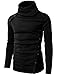 H2H Mens Casual Regular Fit Button Down Knitted Pullover Sweaters Black US S/Asia M (CMTTL065)
