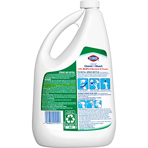 Clorox CleanUp Refill, All Purpose Cleaner with Bleach Original, 64