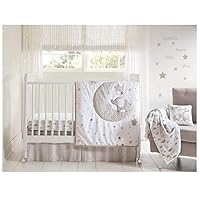 Wendy Bellissimo 4pc Nursery Bedding Baby Crib Bedding Set - Elephant in Grey