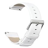For Fitbit Blaze Bands, bayite Accessory Leather Wristband for Fitbit Blaze Smart Watch White Small 5.5 - 6.7 inches