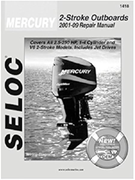  Mercury Engine Repair And Maintenance Manual All 2 Stroke Engines 2001 To 2009 Automotive