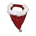 Outward Hound Kyjen Santa Dog Bandana Holiday and Christmas Accessories For Dogs, Medium, Red, Red