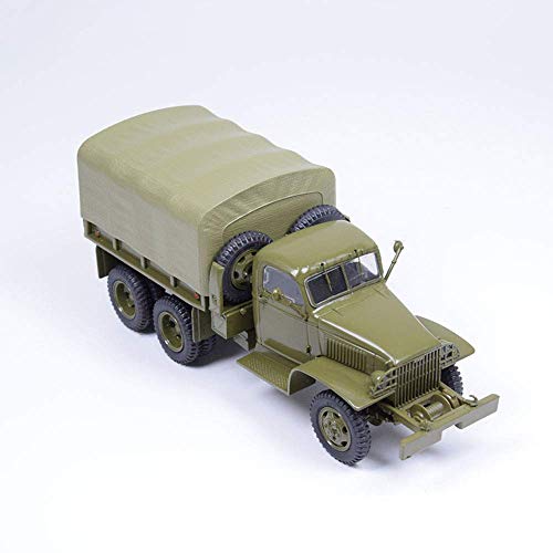 XHH Panzermodell Militärpanzermodell, Maßstab 1:43 CCKW-352 Militärlastwagen US-Legierungsmodell, Spielzeug und… – Bild 3
