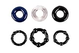 Cock Ring by Gica Fantasia (Pack of 6) - Premium Quality Silicone Cockrings for Sex - Improved Stimulation for the Penis and Harder Erections - Cockring Set - The Best Sex Toy