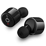 Truly Wireless Earbuds,TeckEpic X1T Bluetooth 4.2 Headphones Mini Headsets Noise-Cancelling Invisible Twins Stereo Earphones with Mic for iPhone,Samsung,Android Phone, all Bluetooth Enabled Devices