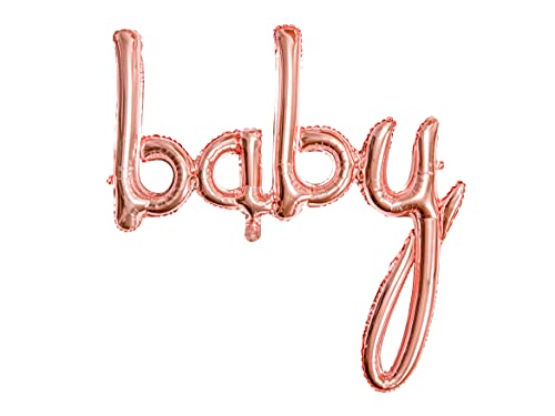 Baby-Folienballon Raumdekoration rosegold 73,5 x 75 x 5 cm... en promo sur Amazon