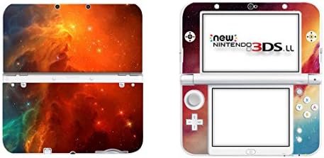TYHON Protective decal sticker for New Nintendo3DS XL/LL Red Nebula Cover Wrap Console Skin