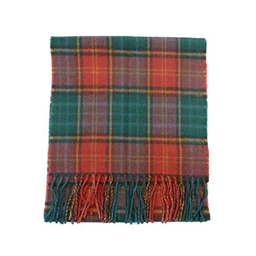 USA Kilts Irish County Roscommon Wool Tartan Plaid Scarf Made In Scotland