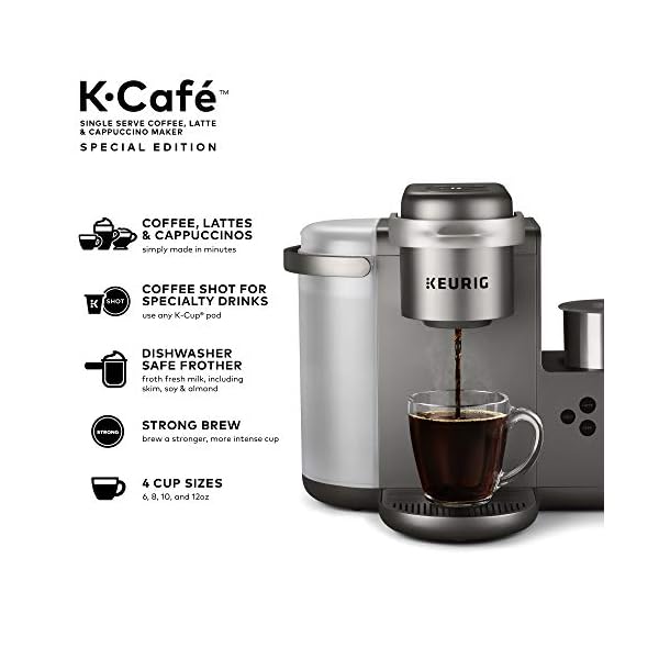 Keurig KCafe Special Edition Single Serve KCup Pod Coffee, Latte and