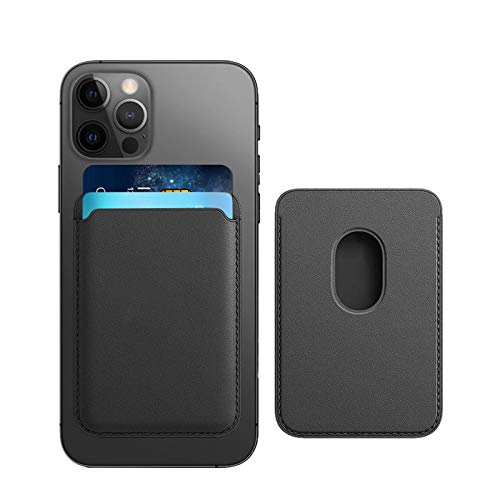 EAXER Card Case, Leather Wallet Pouch Card Holder with Magsafe