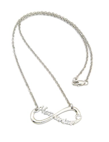 Harmonizer Fans Infinity Necklace in Silver Tone w/ 18
