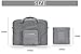 CAREMORE Unisex's Lightweight Foldable Waterproof Duffel Travel Bag Luggage Bag Large Capacity Brown