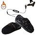 Heated Slippers Cold Weather Heated Shoes, Kamlif Comfortable Plush Shoes to Keep Foot Warm as Thanksgiving Christmas Gifts for Size Men's 5-11 or Women's 4.5-12