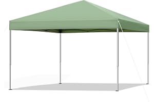 SAILARY Durable Ez Pop-up Canopy Tent Commercial-Series (6x6, Green)