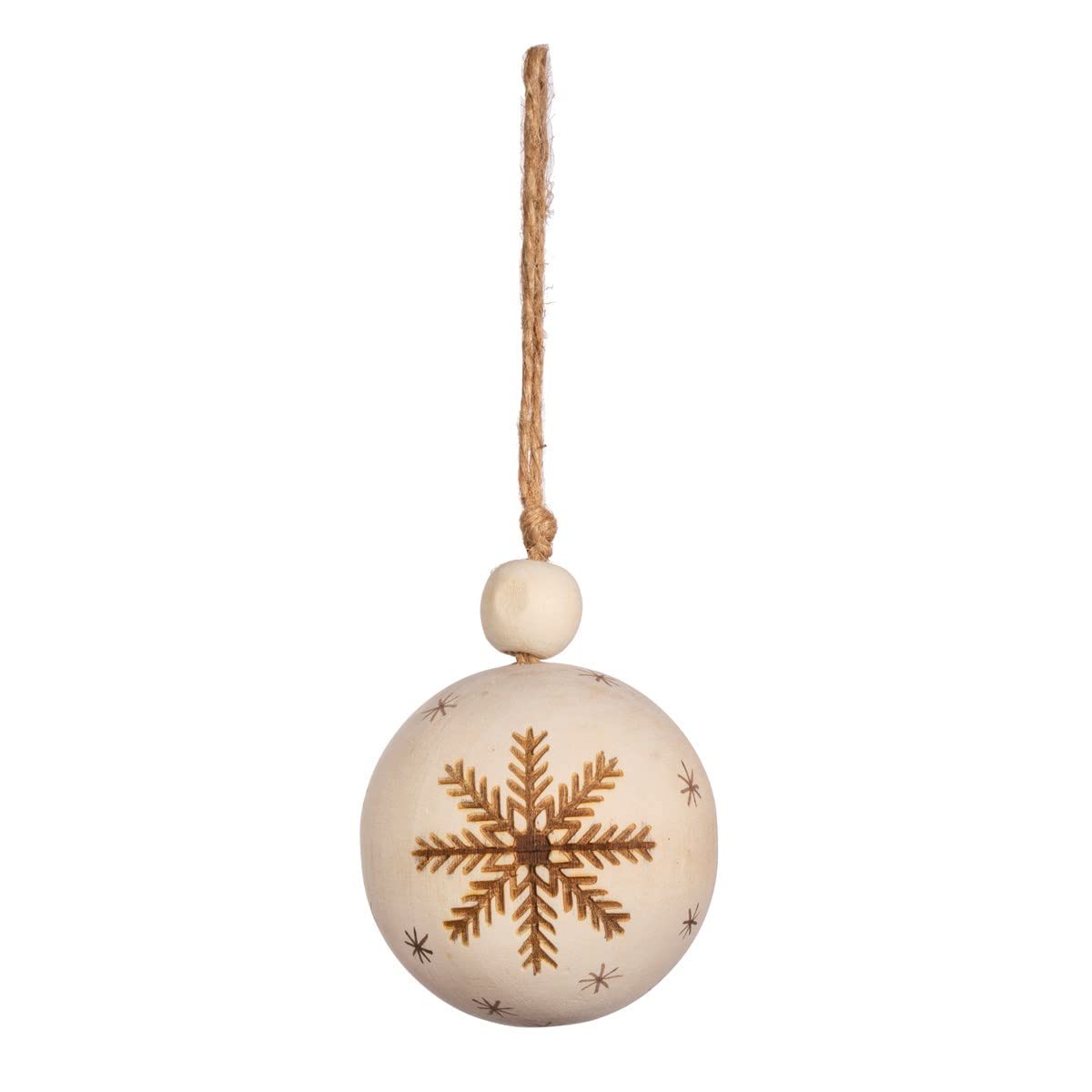 Sass & Belle Wooden Large Snowflake Bauble