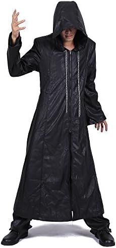 Souler De-Cos Cosplay Costume Organization XIII Young Xehanort Leather Hoddie Cloak V3