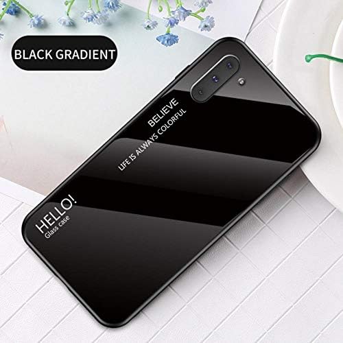 Gradient Tempered Glass Phone Case for Samsung Note 10 Plus A70 A50 A80 S8 S9 S10 Plus S10e Note 9 8 S7 Edge A8 A6 Plus A7 Case