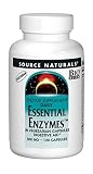 Source Naturals Essential Enzymes 500 Mg Vegetarian Capsules, 120-Count