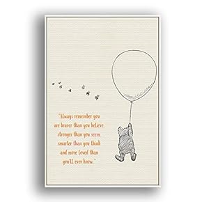 Framed Canvas Wall Art for Living Room, Bedroom Beautiful Quotes Canvas Prints for Modern Home Decoration Ready to Hang - 16"x24" inches