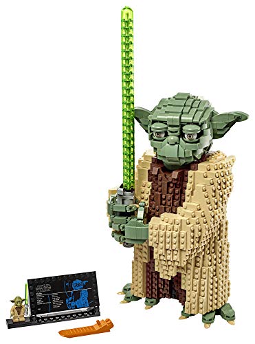 LEGO Star Wars: Attack of The Clones Yoda 75255 Yoda Building Model and Collectible Minifigure with  - //coolthings.us