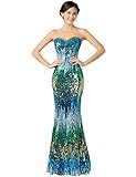 Grace Karin® Women's Sequins Strapless Long Gown Prom Evening Dresses