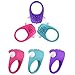 GEBDSM Adult Powerful Vibrating Mini Silicone Penis Ring Cock Ring Vibrator Couples Flirt Sex Toy-Style1