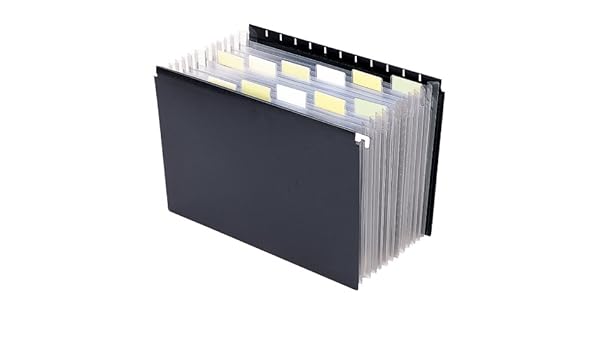 Smead Poly Hanging Expanding File 12 Dividers Retractable Hooks