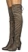 DREAM PAIRS Women's Thigh High Fashion Over The Knee Thigh High Block Heel Boots