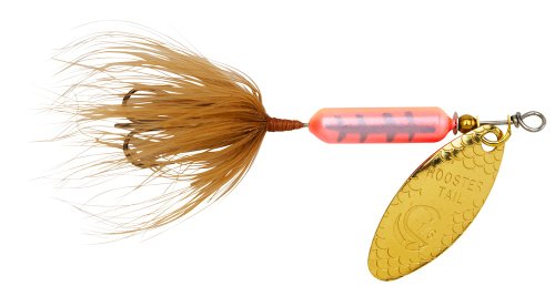 Yakima Bait Wordens Original Rooster Tail Spinner Lure, Crawfish, 1/4-Ounce