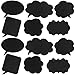 LUOEM 20PCS Chalkboard Sign Photo Booth Props DIY Funny Selfie Photo Props Cute Chalkboard Message Signs for Weddings Birthday Engagement Christmas Halloween Party Favors