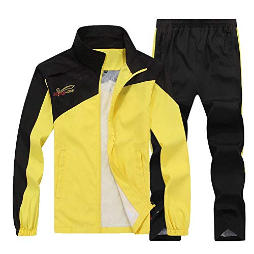 MaxTide Men's Activewear Sports Jogging Sweat Suits Running Tracksuit