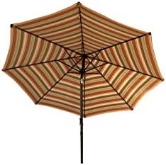 9-ft Market Umbrella with Aluminum Frame, Crank &amp; Tilt Color: Sherwood Forest