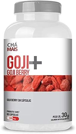 Goji Berry Goji+ 500mg Chá Mais 60 cápsulas