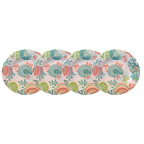 Coastal Melamine Plates. HandiWare Bulk MultiPack Melamine Blend 10.3