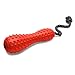 Ruffwear, Gourdo Natural Rubber Throw Toy for Dogs with Rope Handle, Sockeye Red, Large