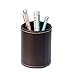 AuroTrends® Round Pens Pencils Holder Pu leather Desk Organizer Office Desk Accessories (Brown)