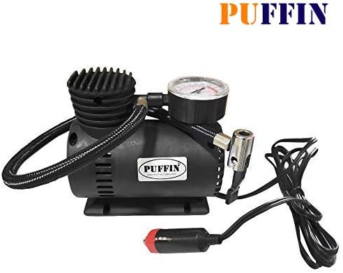 Puffin™ Air Pump Compressor 12V 300 PSI Tyre Inflator for Car Motorbike Air Compressor Pump