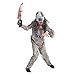 Boys Infected Zombie Skeleton Fancy Dress Costume - 4 Piece Quality Costume,Med (48-53 Ins/122cm-134cm),Gray