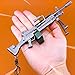 Azlink Gun Keychain Pendant for Battle Royal Game Player Light Machine Gun Legendary Guns Toys Heavy Shotgun Model Alloy Metal SMG Machine Gun Keychain Game Party Supplies Collection Gift
