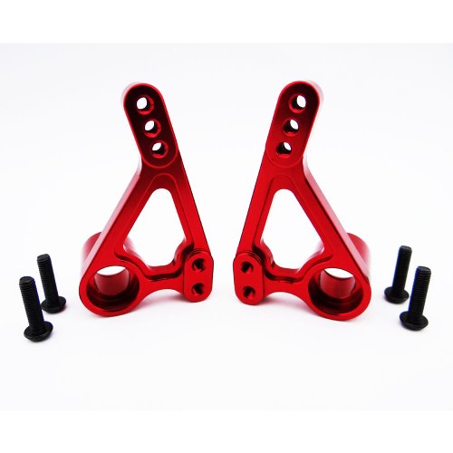 Atomik RC Traxxas E-Revo 2.0 Front Rocker Arm Set, Red