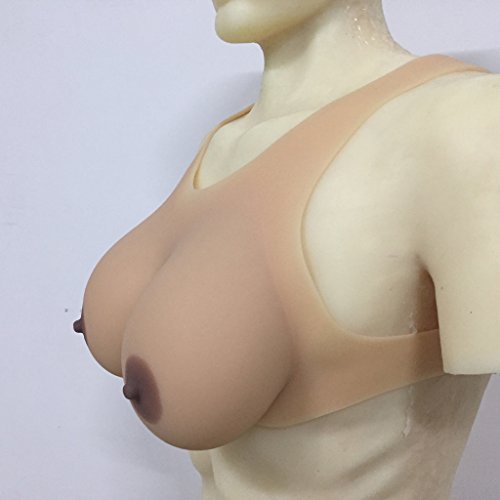 IVITA 1400g/pair Silicone Breast Forms Crossdresser CD TV Boobs no need Bra Size 3XL